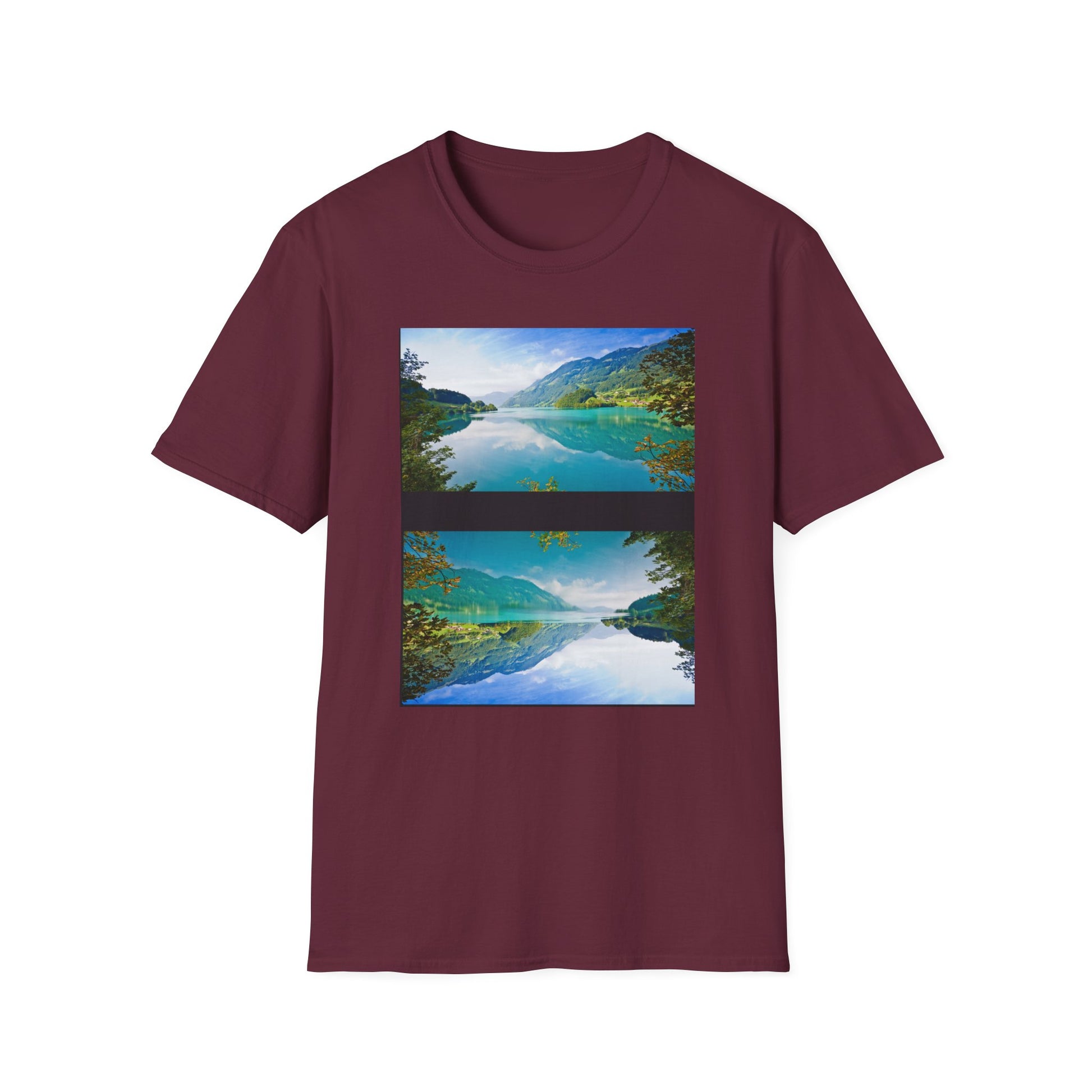Nature-Inspired Unisex Softstyle T-Shirt with Motivational Quote