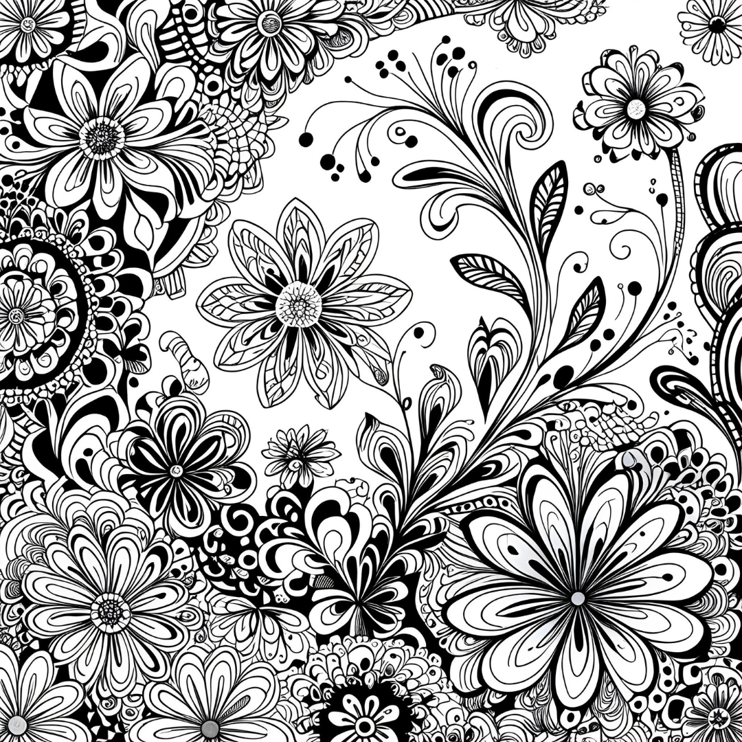 Zentangle Coloring Book