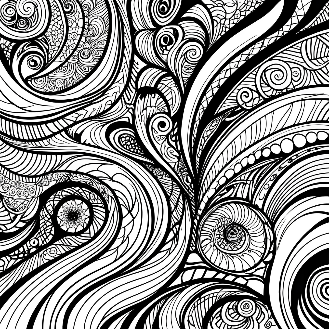 Zentangle Coloring Book