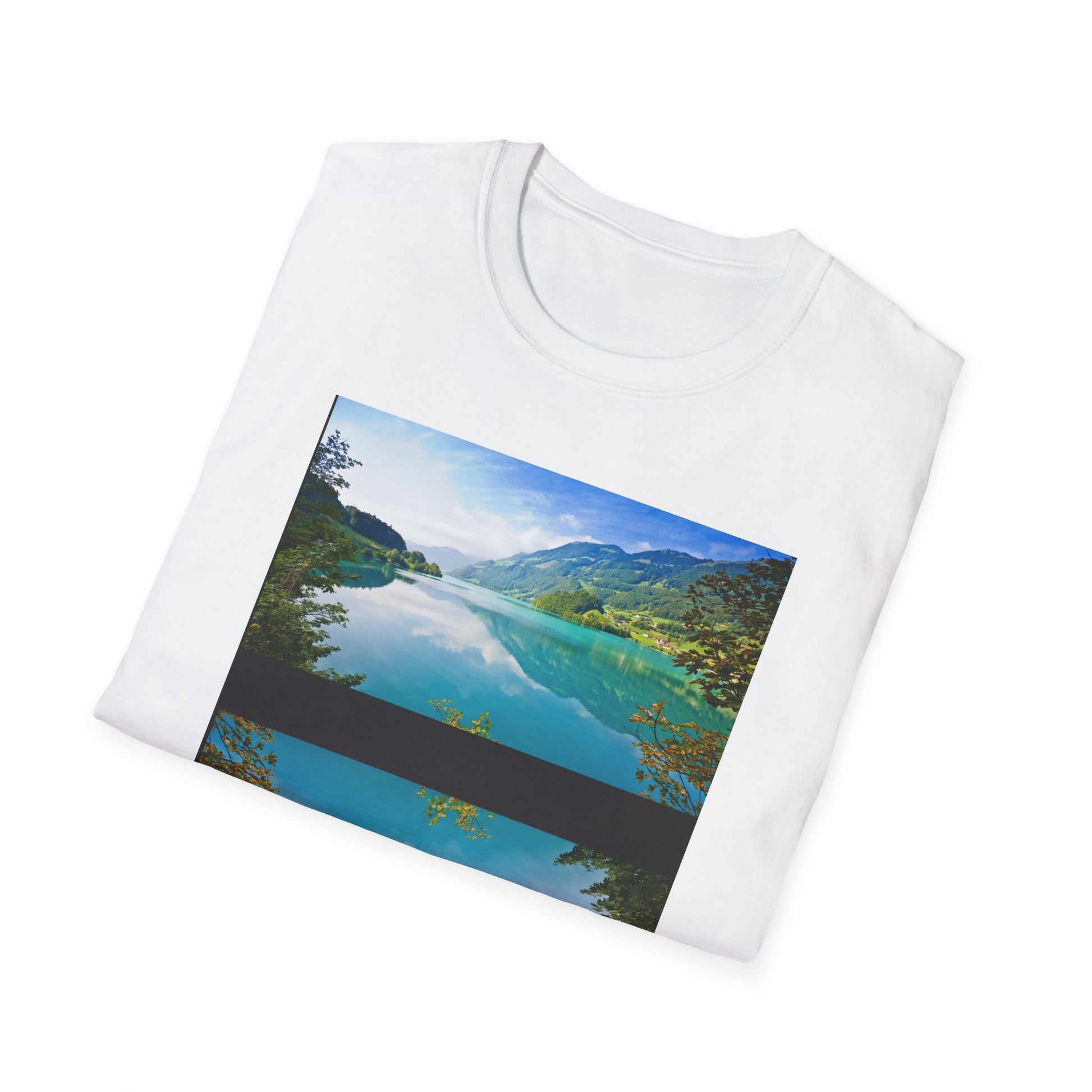 Nature-Inspired Unisex Softstyle T-Shirt with Motivational Quote
