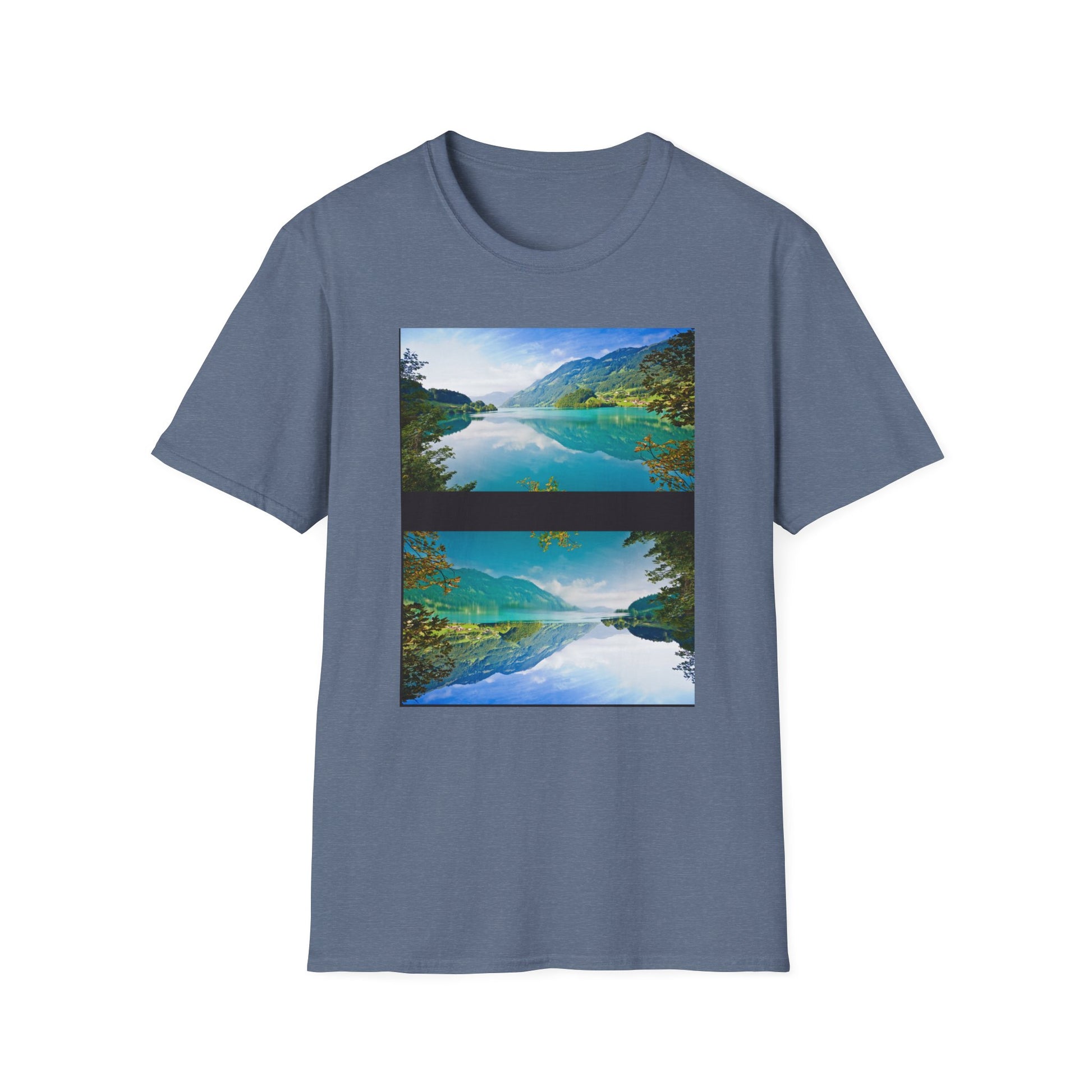 Nature-Inspired Unisex Softstyle T-Shirt with Motivational Quote