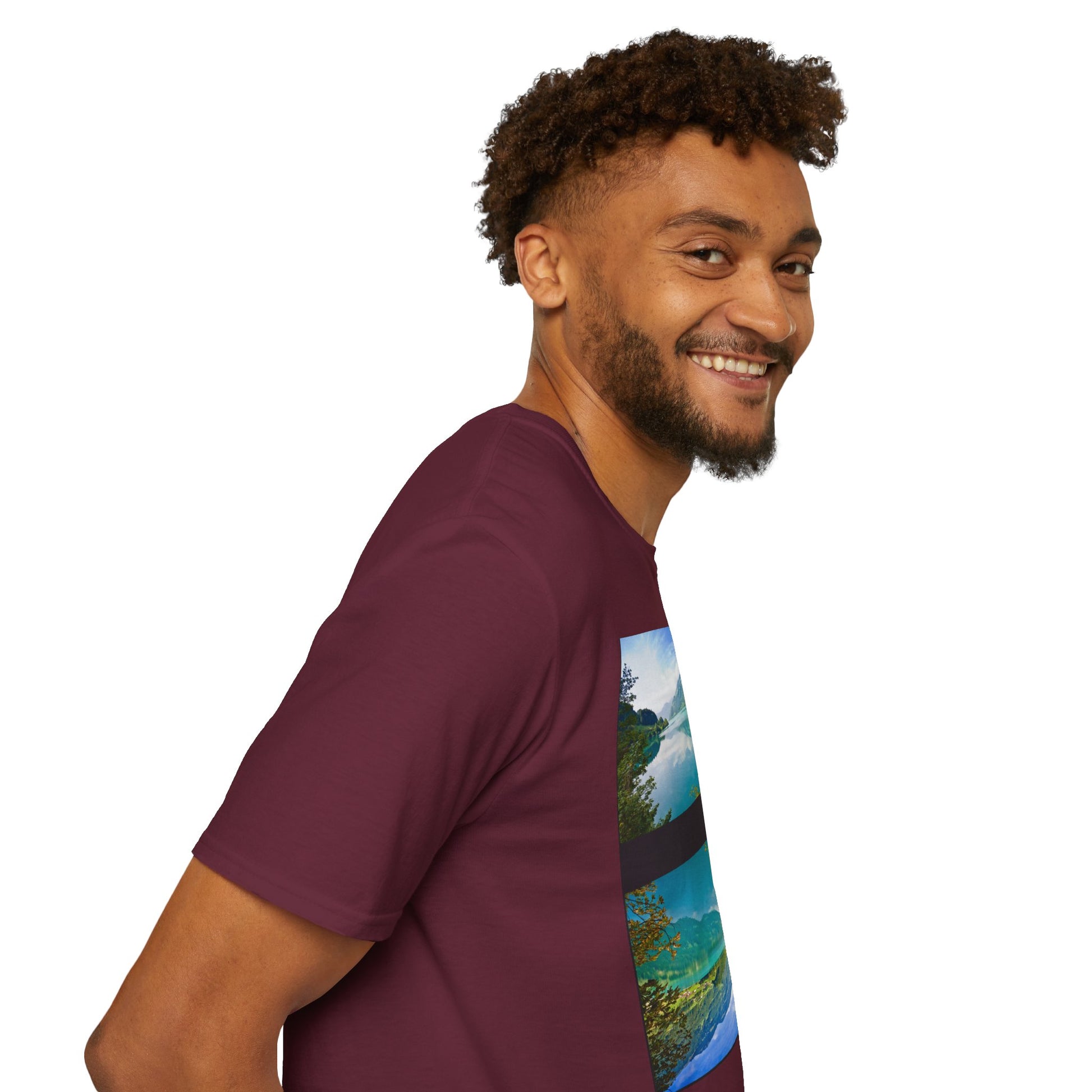 Nature-Inspired Unisex Softstyle T-Shirt with Motivational Quote