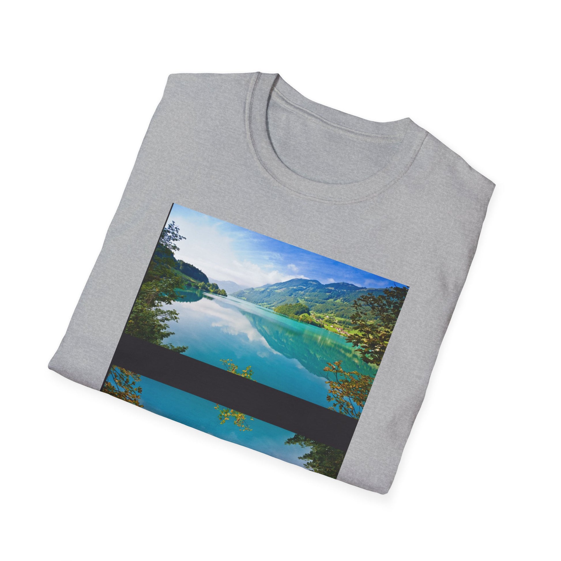 Nature-Inspired Unisex Softstyle T-Shirt with Motivational Quote
