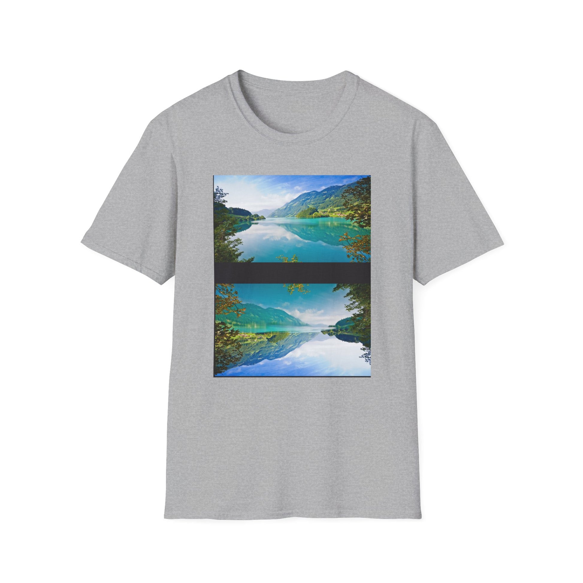 Nature-Inspired Unisex Softstyle T-Shirt with Motivational Quote