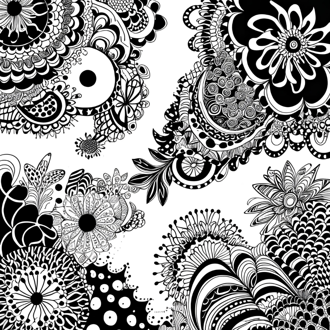 Zentangle Coloring Book