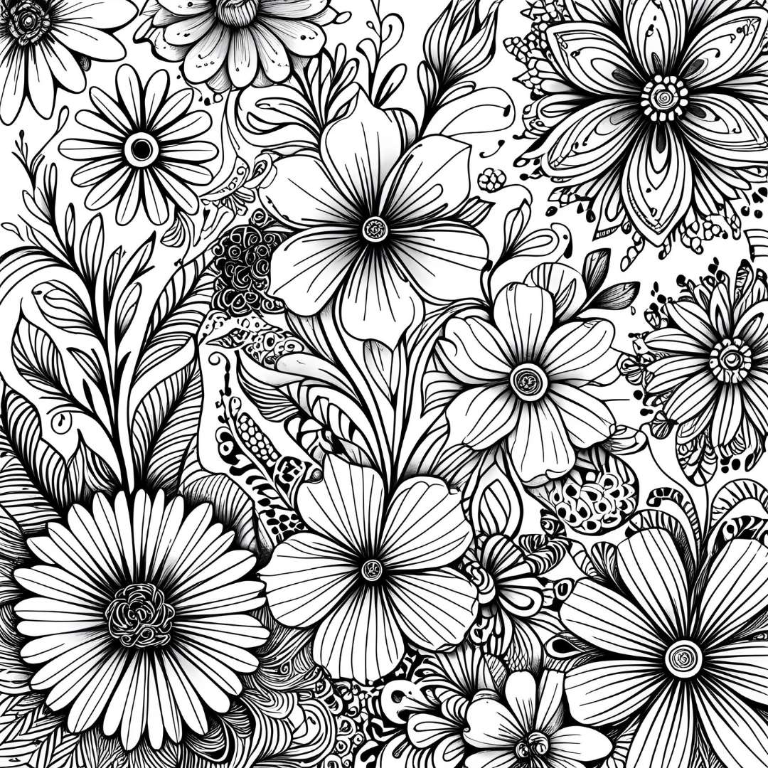 Zentangle Coloring Book