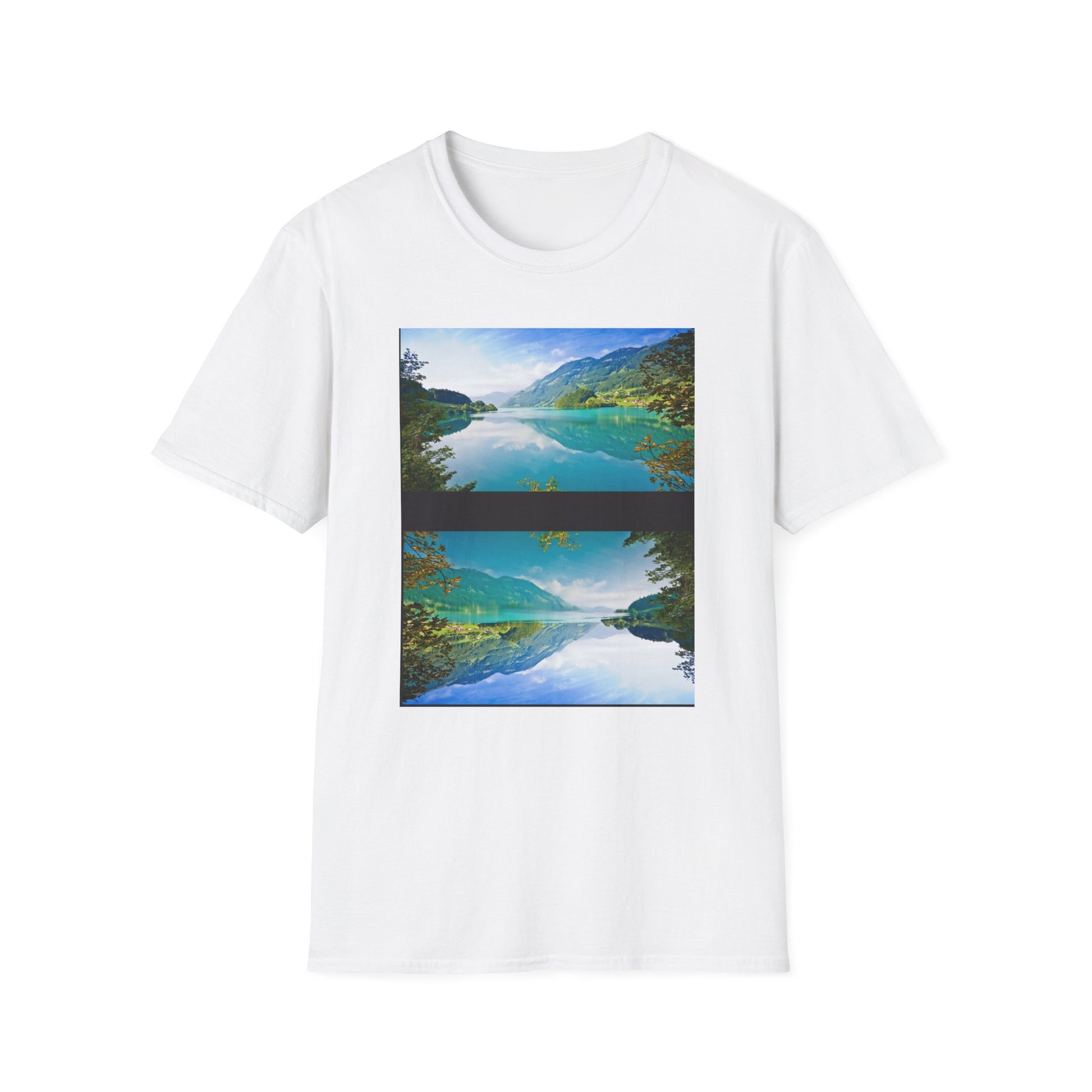 Nature-Inspired Unisex Softstyle T-Shirt with Motivational Quote