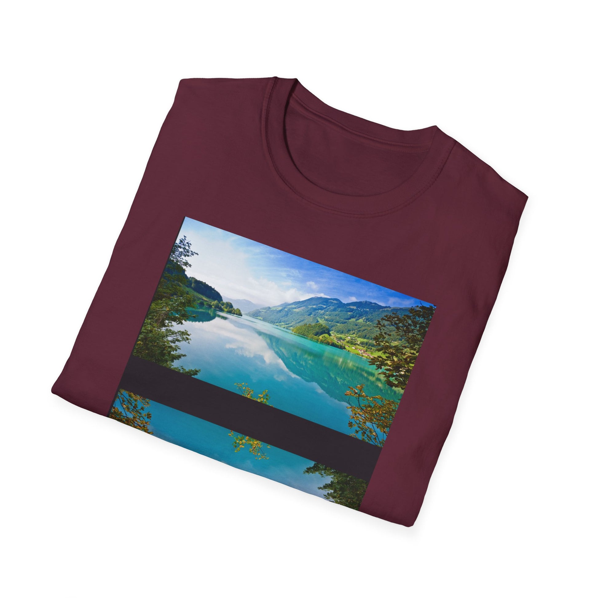 Nature-Inspired Unisex Softstyle T-Shirt with Motivational Quote