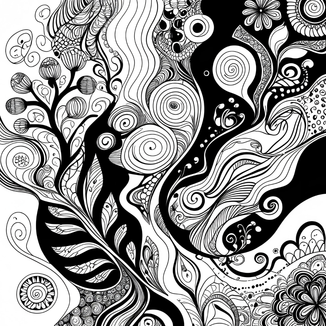 Zentangle Coloring Book